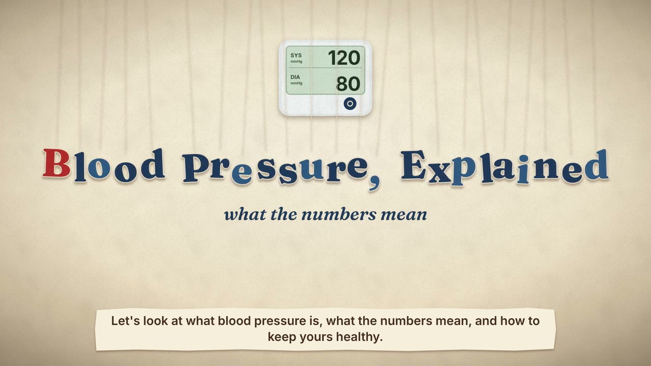 Still from the animated video Blood Pressure, Explained