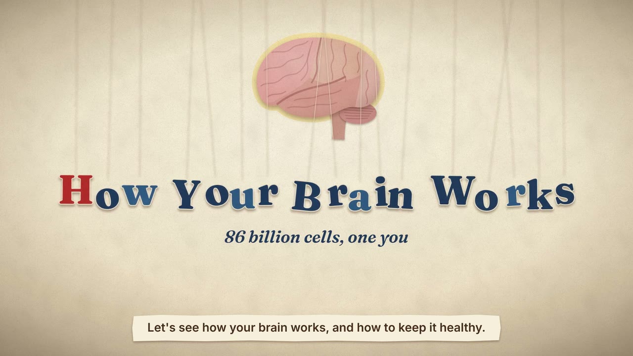 Still from the animated video How Your Brain Works